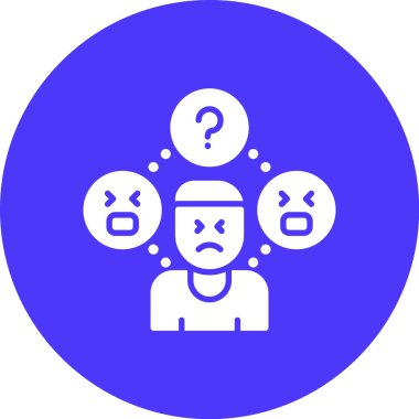 İnsan simgesinin vektör illüstrasyonu