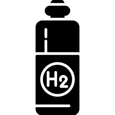 gaz tankı simgesi, basit vektör illüstrasyonu