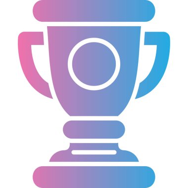 Kupa ikonu. vektör ince çizgi işareti