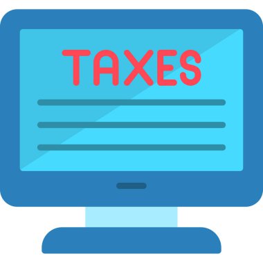 düz web simgesi, vergi sembolü