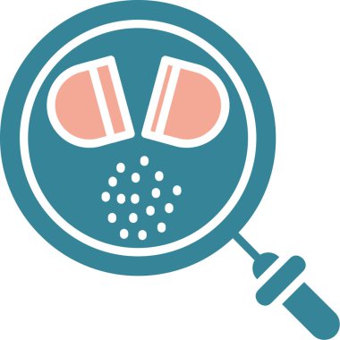 Tıbbi bir simgenin vektör illüstrasyonu