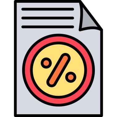 yüzde indirim simgesi