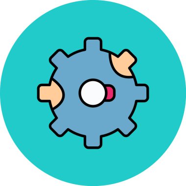 Simge vektör illüstrasyonu ayarlanıyor