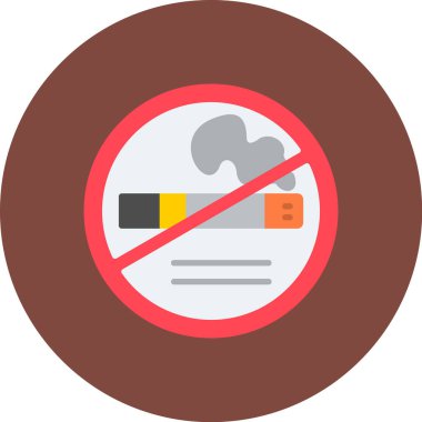 sigara vektör simgesi tüttürüyor