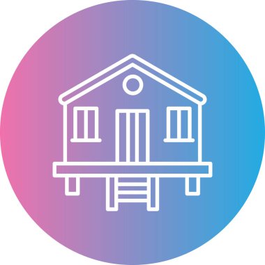 ev simgesi vektör illüstrasyonu