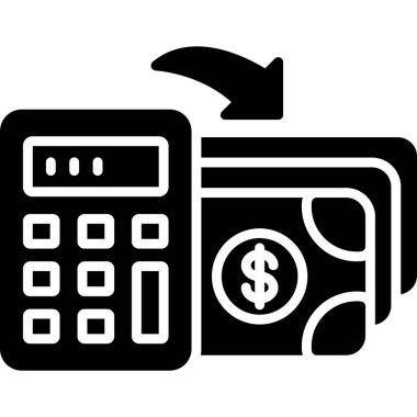 para simgesi vektör illüstrasyonu