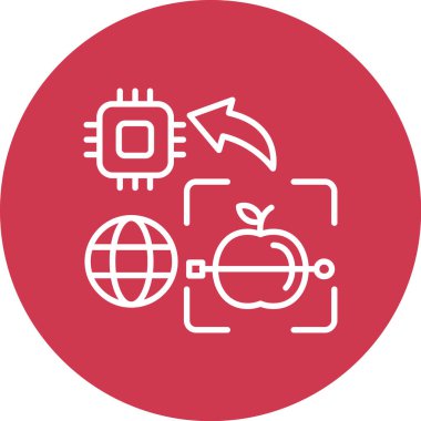 seo modern simgesinin vektör illüstrasyonu