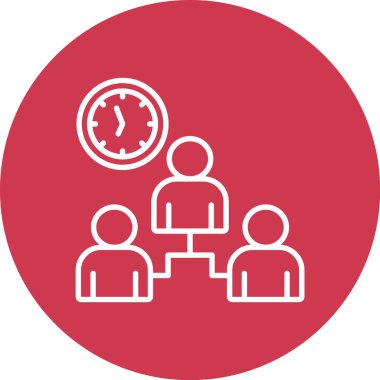 Modern insanların vektör illüstrasyonu