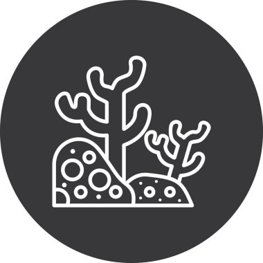 Ağaç simgesinin vektör illüstrasyonu