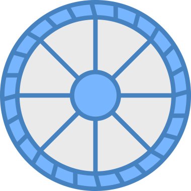 Hayran ikonu. Basit resimleme