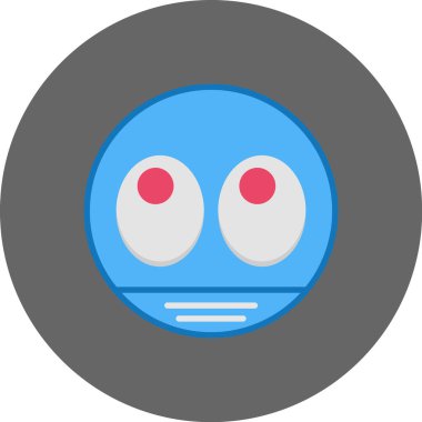 Robot simgesinin vektör illüstrasyonu