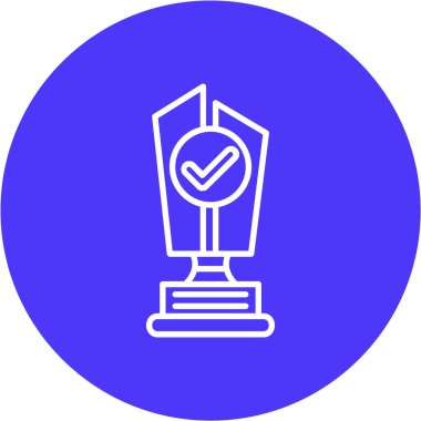 Kupa simge vektör çizim