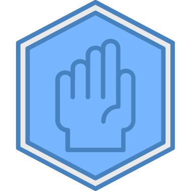 Modern simgenin vektör illüstrasyonu