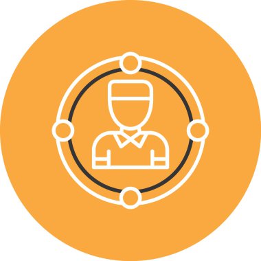 iş simgesi vektör illüstrasyonu