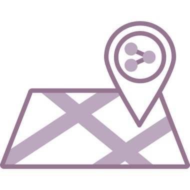 harita pin vektör işareti