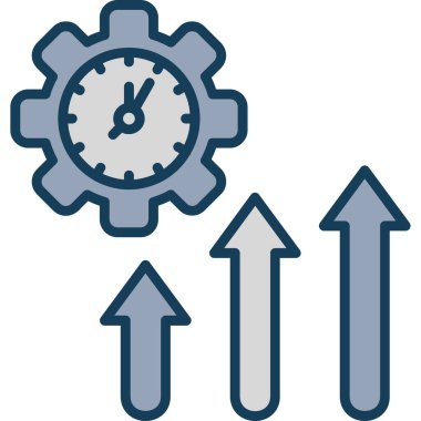 dişli simgesi vektör illüstrasyonu