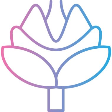 Yaprak simgesi, vektör illüstrasyonu