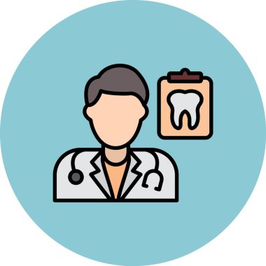 diş bakımı vektör simgesi