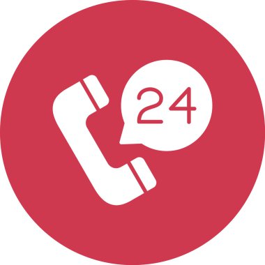 Müşteri hizmetleri simgesinin vektör illüstrasyonu