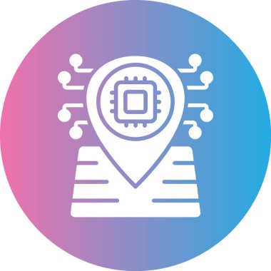 Konum simgesinin vektör illüstrasyonu