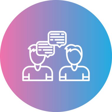 Kişisel işlerin illüstrasyon vektör simgesi