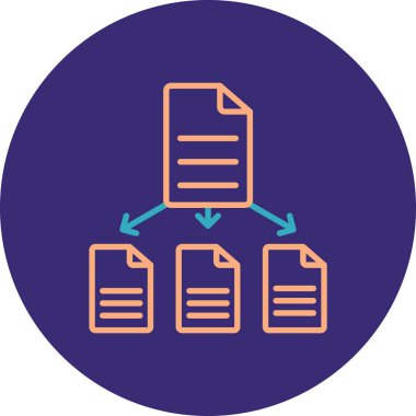 dosya biçimi simgesi, vektör illüstrasyonu