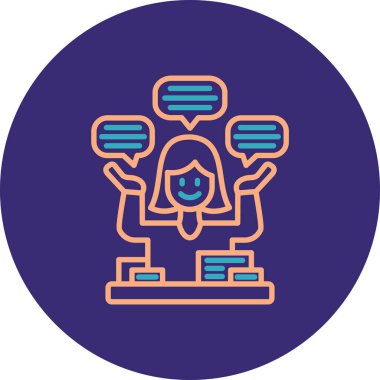 Robot simgesinin vektör illüstrasyonu