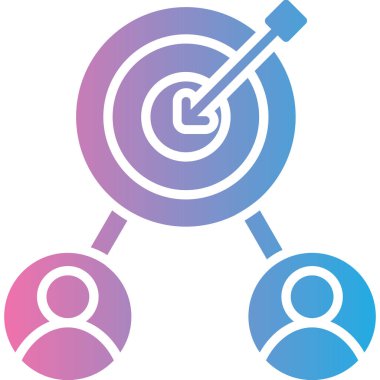 seo modern simgesinin vektör illüstrasyonu