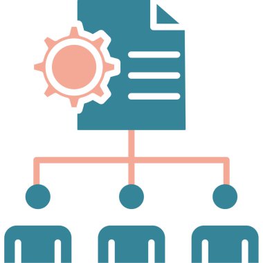 iş takım çalışması kutsal kişilerin resmi, vektör çizim