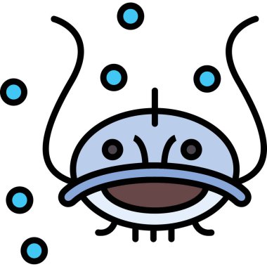 Çizgi film karakterinin vektör çizimi