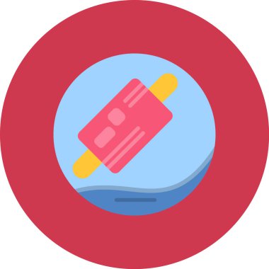 kalem düz vektör simgesi