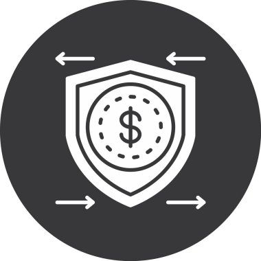 Dolar simgesi vektör illüstrasyonu