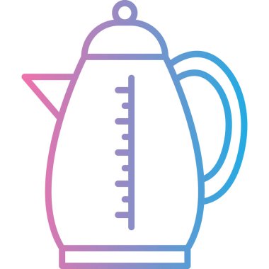 Çaydanlığın vektör illüstrasyonu