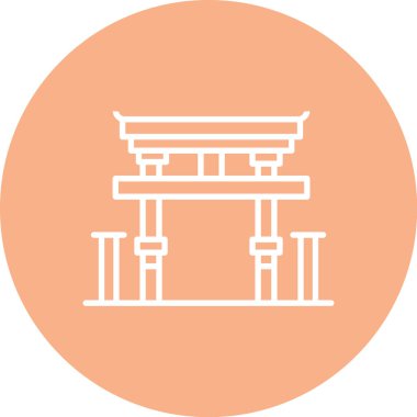 Yapı simgesinin vektör illüstrasyonu