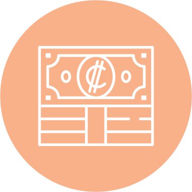 Dolar simgesi vektör illüstrasyonu