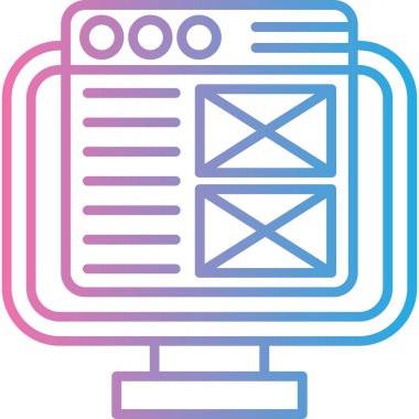 tarayıcı web simge vektör çizim