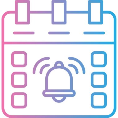 Takvim simgesi vektör illüstrasyonu