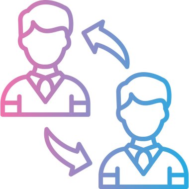 Avatar iş adamı simgesi