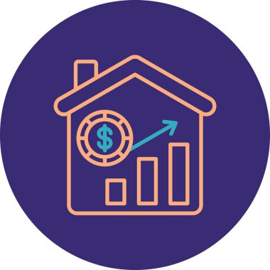 ev simgesi, vektör illüstrasyonu