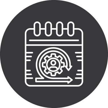 vector settings icon illustration