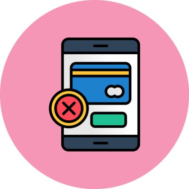 akıllı telefon simgesi vektör illüstrasyonu