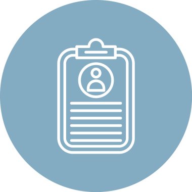 Belge simgesinin vektör illüstrasyonu