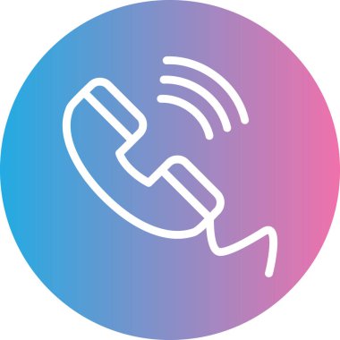 Projeniz için vektör çağrısı simgesi