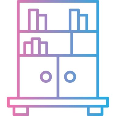 Kitap. Web simgesi basit illüstrasyon