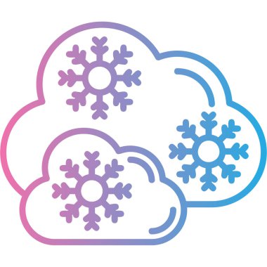 Bulut. Web simgesi basit illüstrasyon