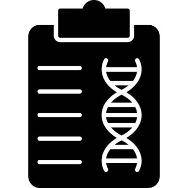 DNA. Web simgesi basit tasarım