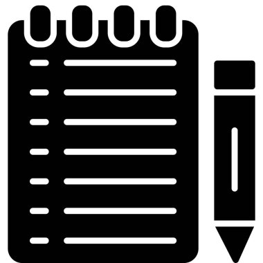 Kalem. Web simgesi basit illüstrasyon