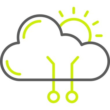 cloud computing. web icon simple design