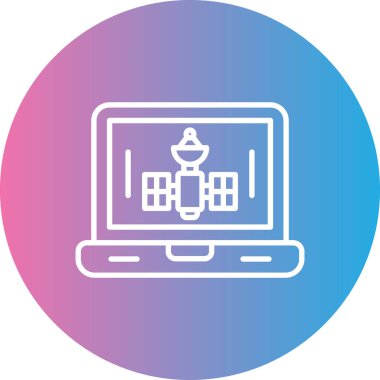 resim simgesi çizimi olan dizüstü bilgisayar