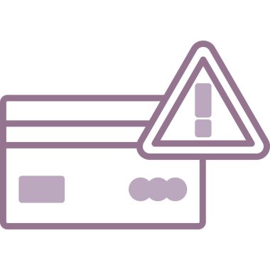 Fatura vektör illüstrasyon tasarımlı kredi kartı